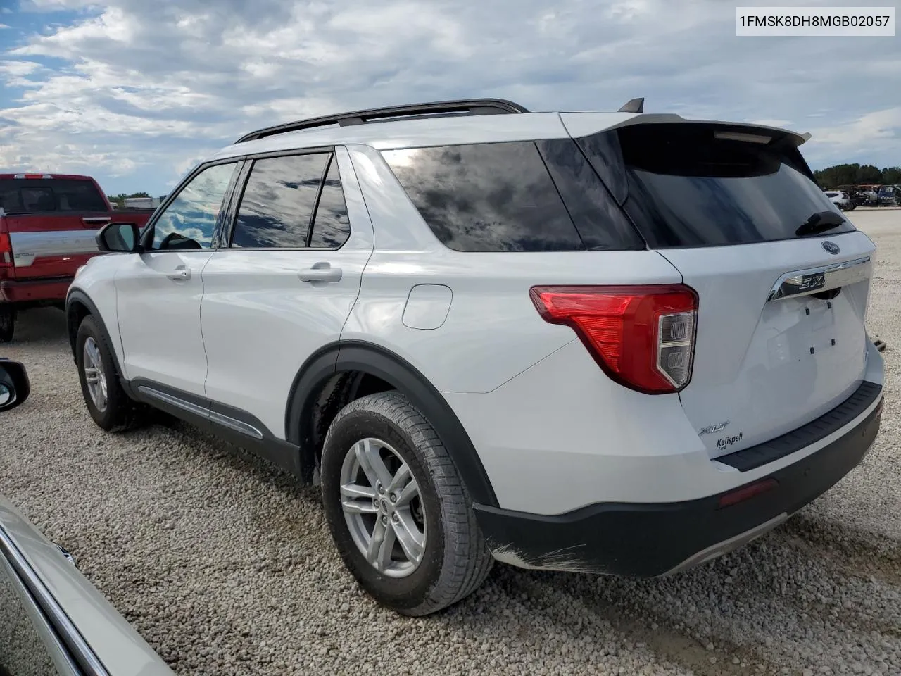 2021 Ford Explorer Xlt VIN: 1FMSK8DH8MGB02057 Lot: 74385234