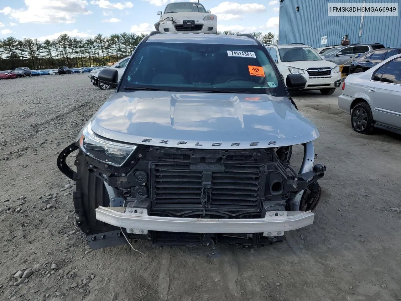 2021 Ford Explorer Xlt VIN: 1FMSK8DH6MGA66949 Lot: 74914384