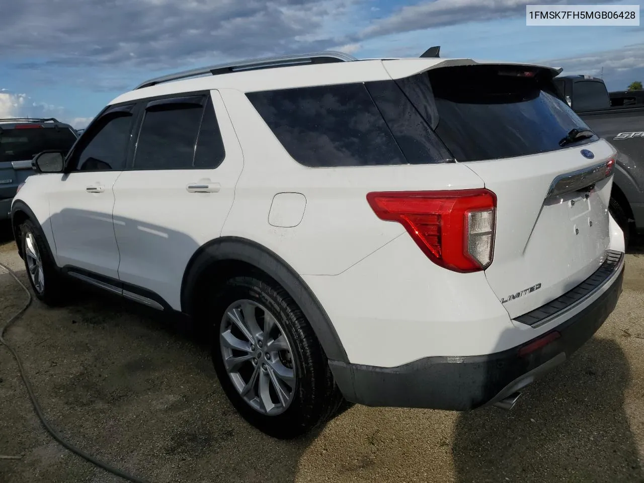 2021 Ford Explorer Limited VIN: 1FMSK7FH5MGB06428 Lot: 75099234