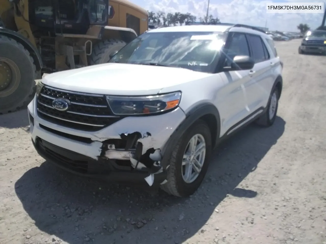 2021 Ford Explorer Xlt VIN: 1FMSK7DH3MGA56731 Lot: 75184384