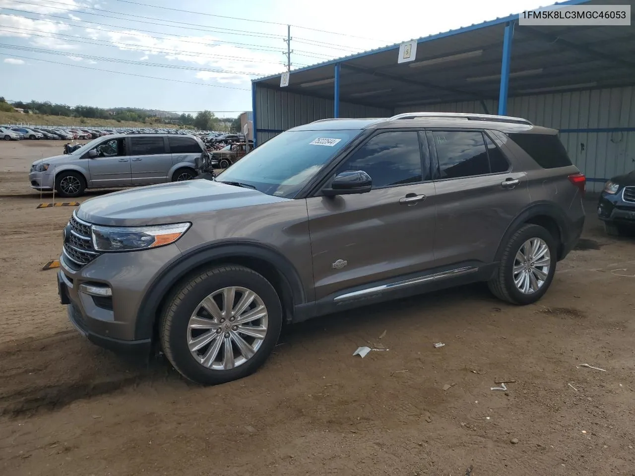 2021 Ford Explorer King Ranch VIN: 1FM5K8LC3MGC46053 Lot: 75222544