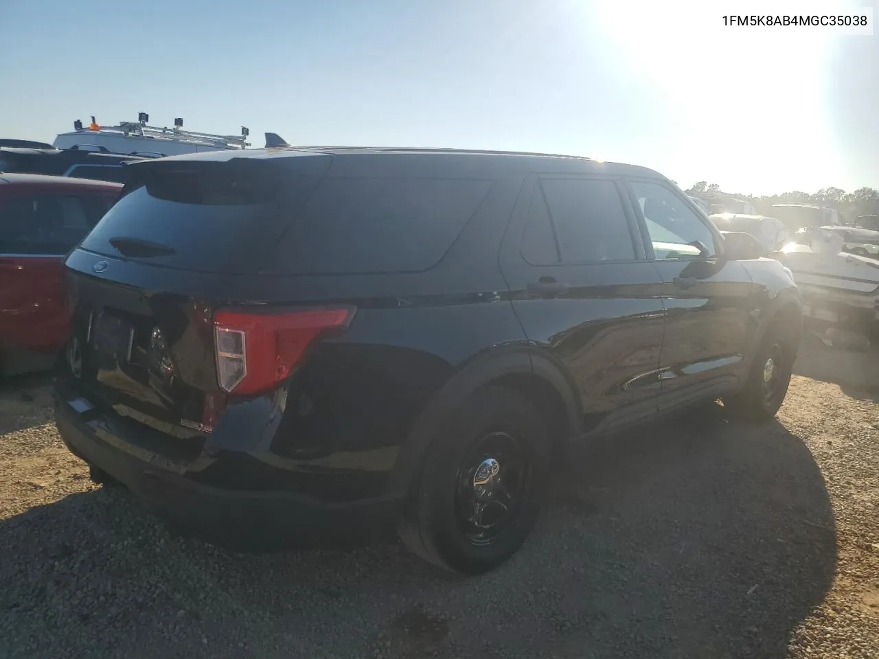 2021 Ford Explorer Police Interceptor VIN: 1FM5K8AB4MGC35038 Lot: 75316104