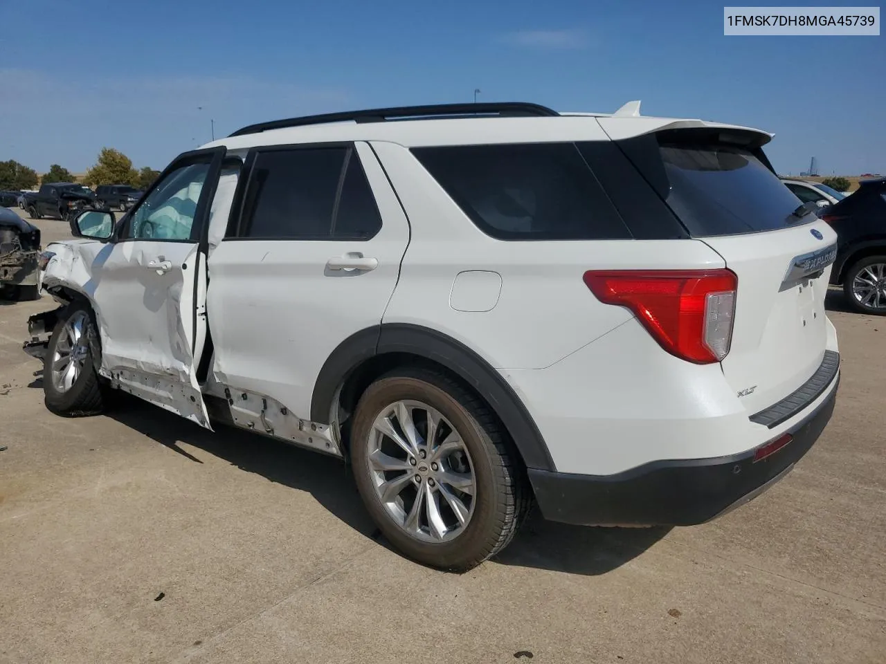 2021 Ford Explorer Xlt VIN: 1FMSK7DH8MGA45739 Lot: 75461194