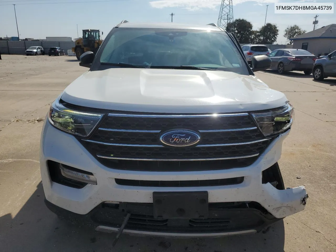 2021 Ford Explorer Xlt VIN: 1FMSK7DH8MGA45739 Lot: 75461194