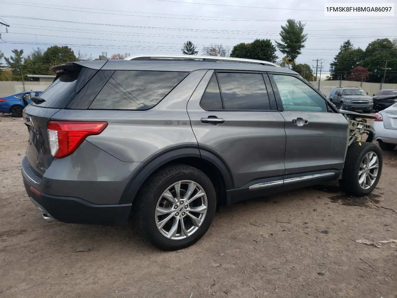 2021 Ford Explorer Limited VIN: 1FMSK8FH8MGA86097 Lot: 75683724