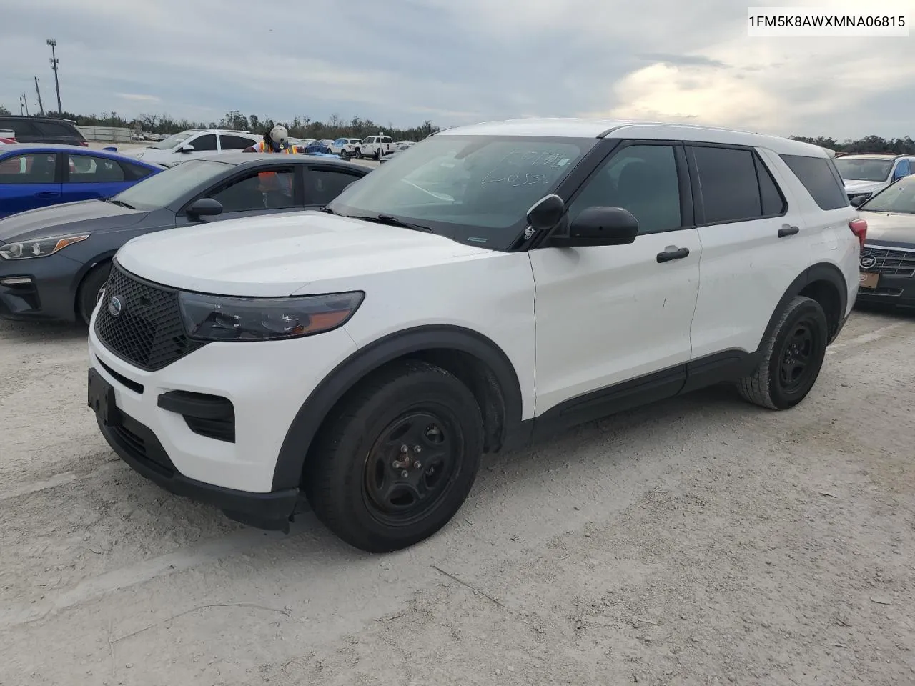 2021 Ford Explorer Police Interceptor VIN: 1FM5K8AWXMNA06815 Lot: 75791384