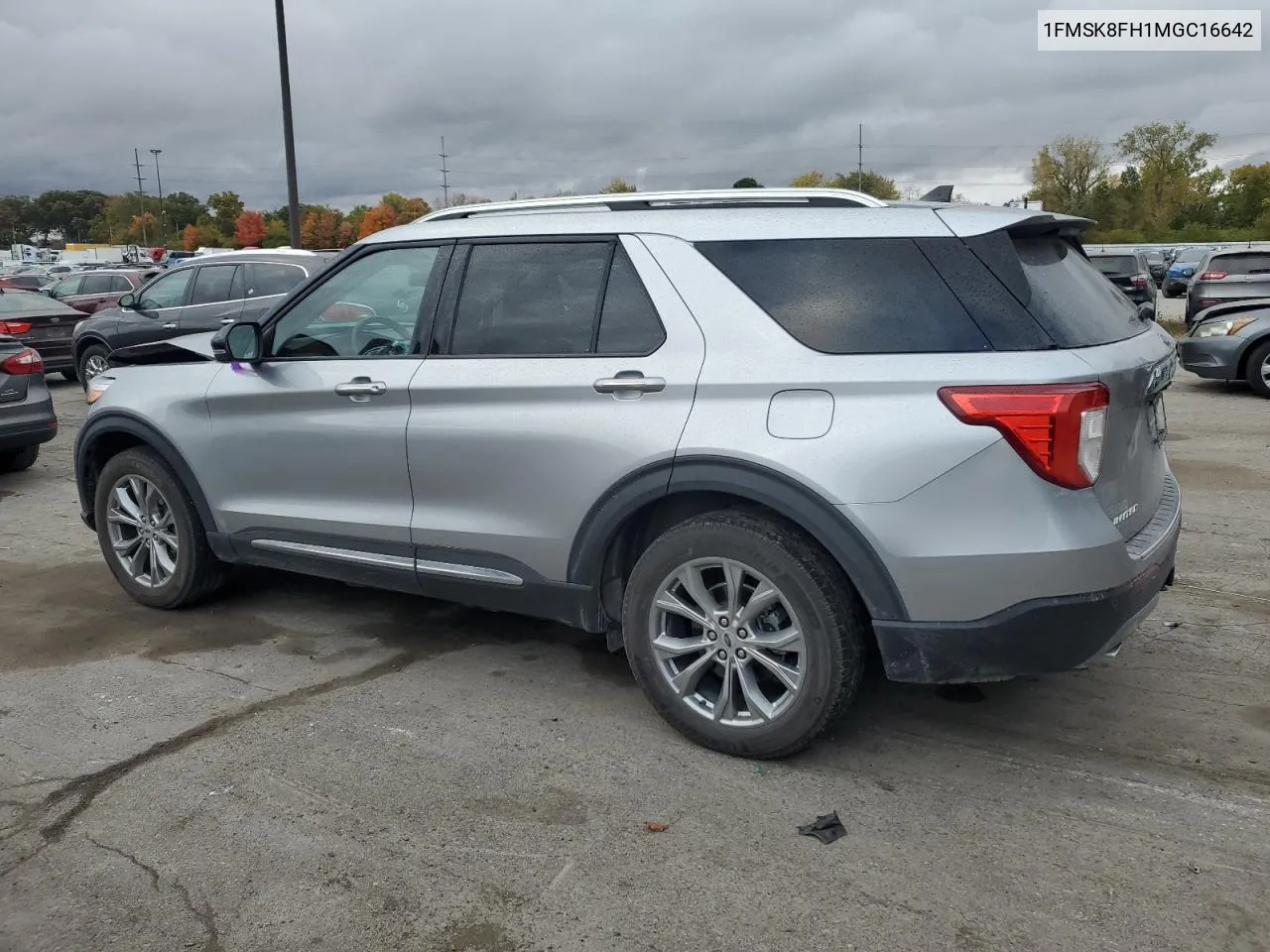 2021 Ford Explorer Limited VIN: 1FMSK8FH1MGC16642 Lot: 76059454