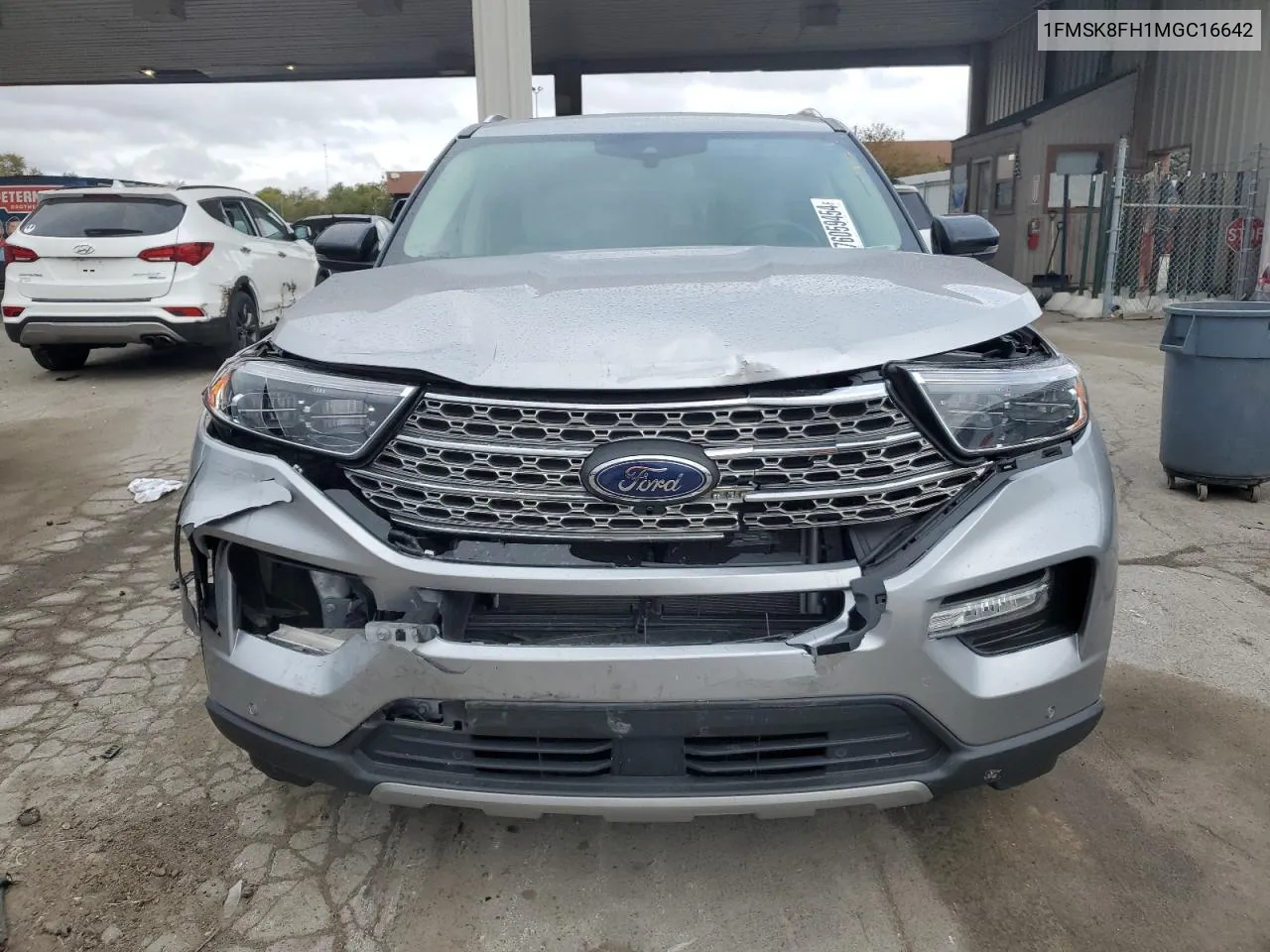 2021 Ford Explorer Limited VIN: 1FMSK8FH1MGC16642 Lot: 76059454