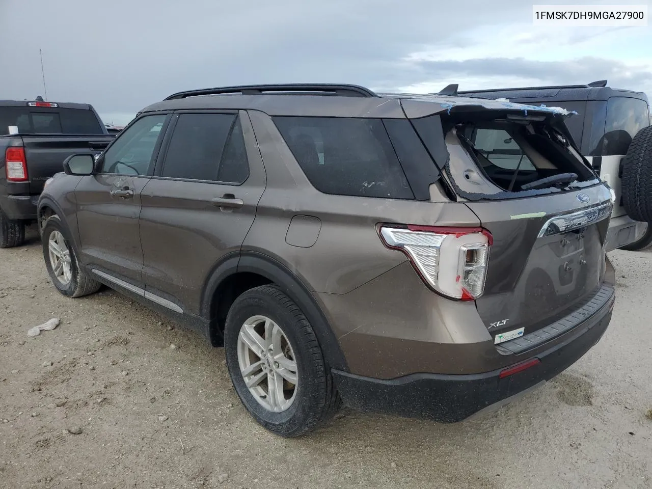 2021 Ford Explorer Xlt VIN: 1FMSK7DH9MGA27900 Lot: 76403934