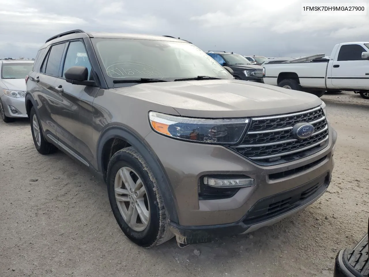 2021 Ford Explorer Xlt VIN: 1FMSK7DH9MGA27900 Lot: 76403934