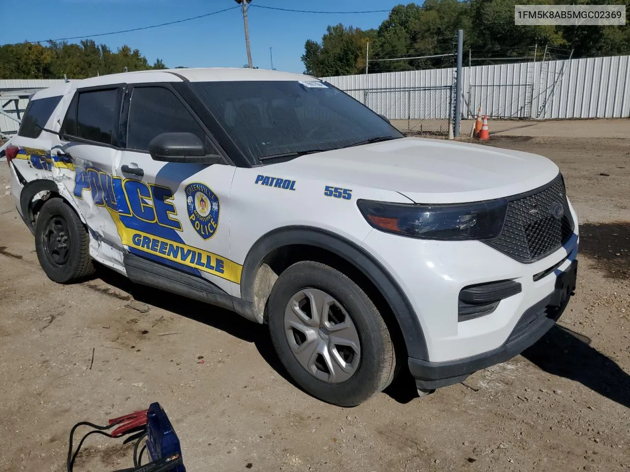 2021 Ford Explorer Police Interceptor VIN: 1FM5K8AB5MGC02369 Lot: 76667864