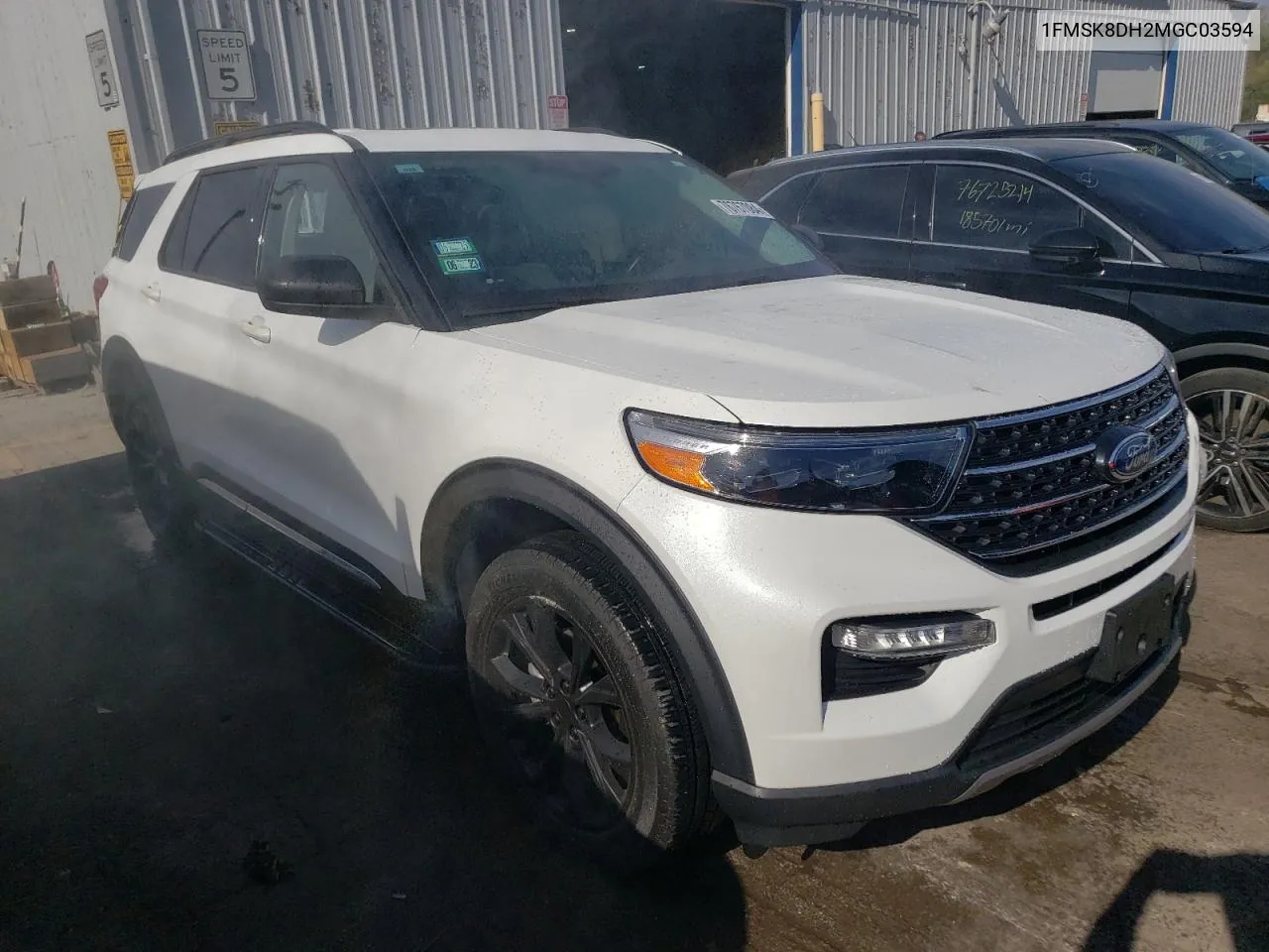 2021 Ford Explorer Xlt VIN: 1FMSK8DH2MGC03594 Lot: 76767084