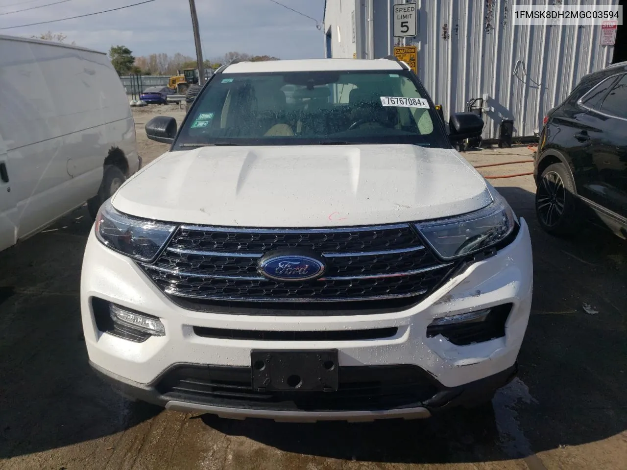 2021 Ford Explorer Xlt VIN: 1FMSK8DH2MGC03594 Lot: 76767084