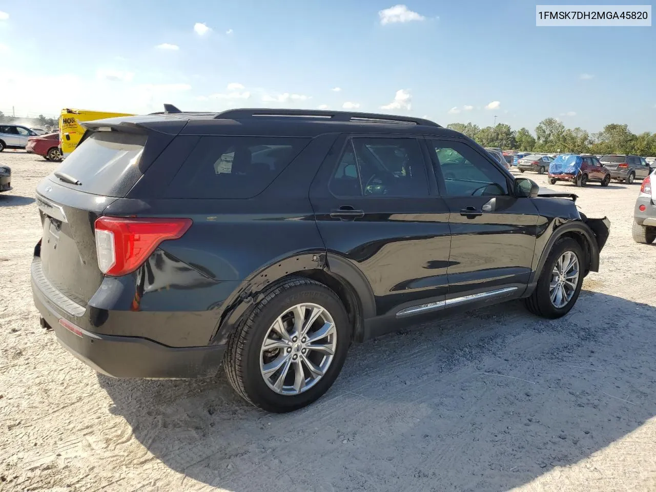 2021 Ford Explorer Xlt VIN: 1FMSK7DH2MGA45820 Lot: 76784904