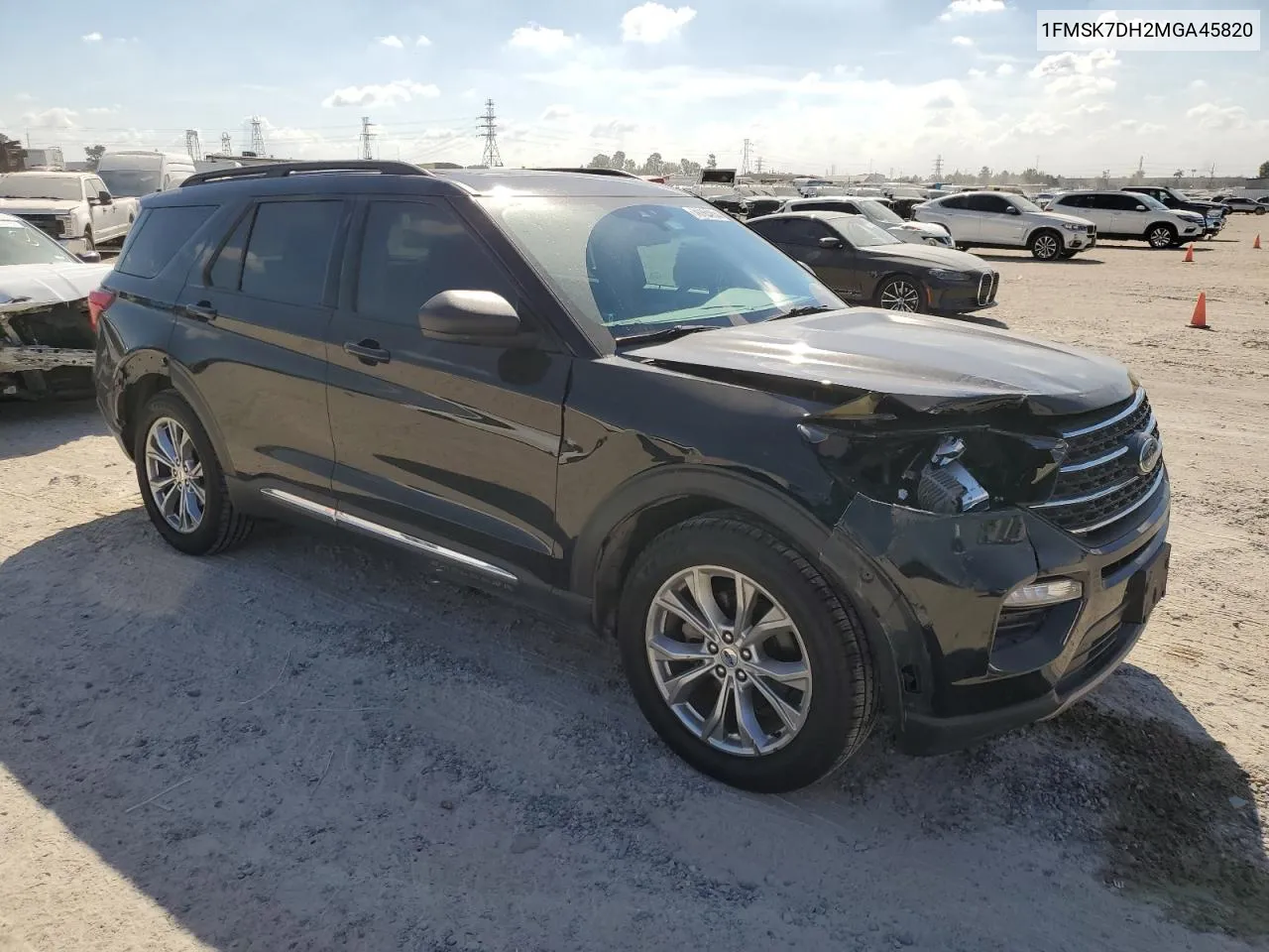 2021 Ford Explorer Xlt VIN: 1FMSK7DH2MGA45820 Lot: 76784904