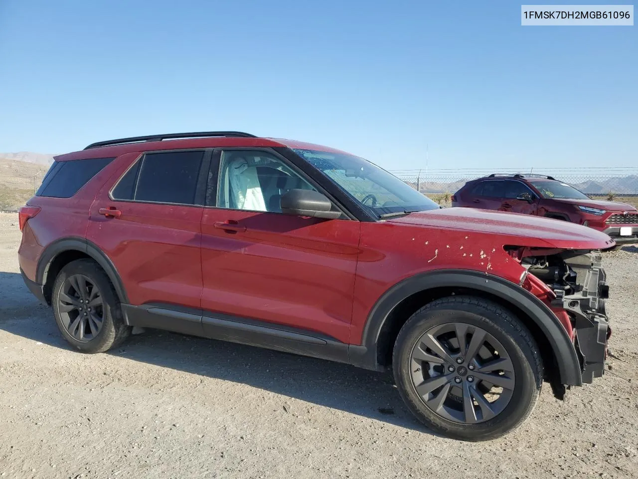 2021 Ford Explorer Xlt VIN: 1FMSK7DH2MGB61096 Lot: 76843734