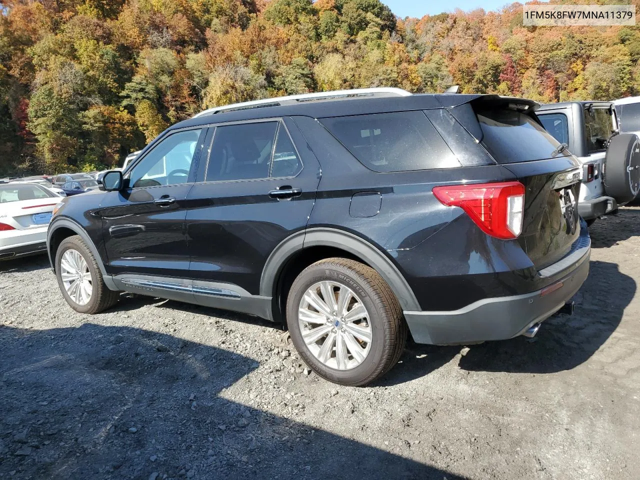 2021 Ford Explorer Limited VIN: 1FM5K8FW7MNA11379 Lot: 76866794