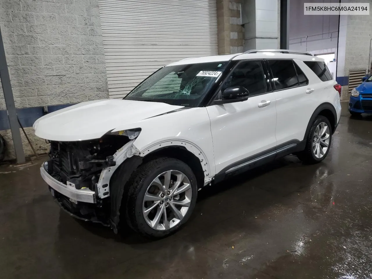 2021 Ford Explorer Platinum VIN: 1FM5K8HC6MGA24194 Lot: 76924224