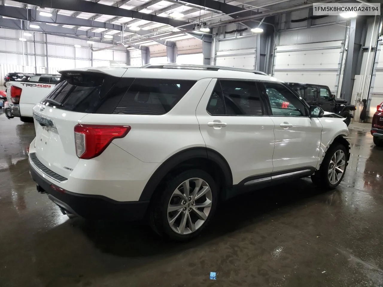 2021 Ford Explorer Platinum VIN: 1FM5K8HC6MGA24194 Lot: 76924224