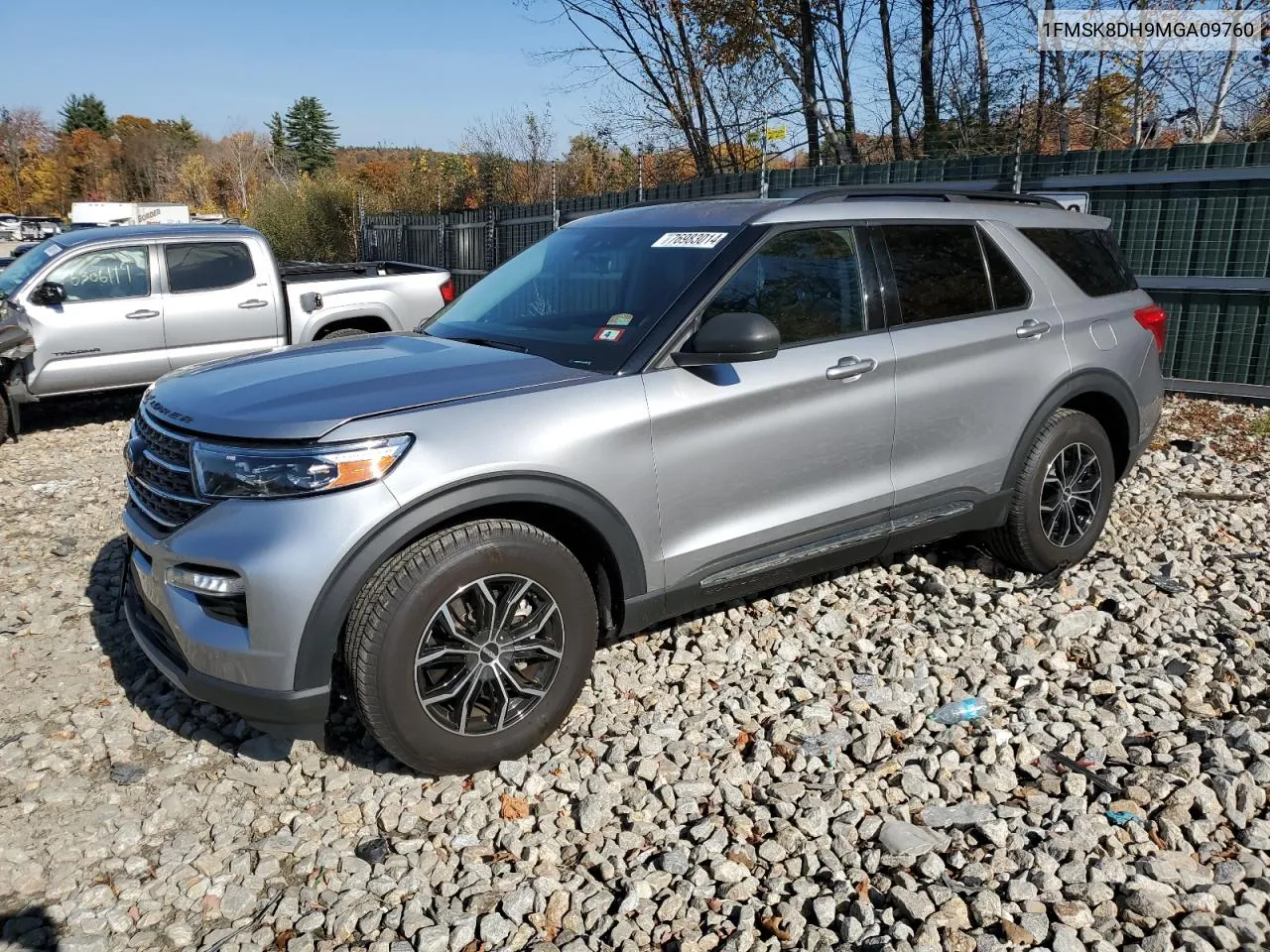 2021 Ford Explorer Xlt VIN: 1FMSK8DH9MGA09760 Lot: 76983014