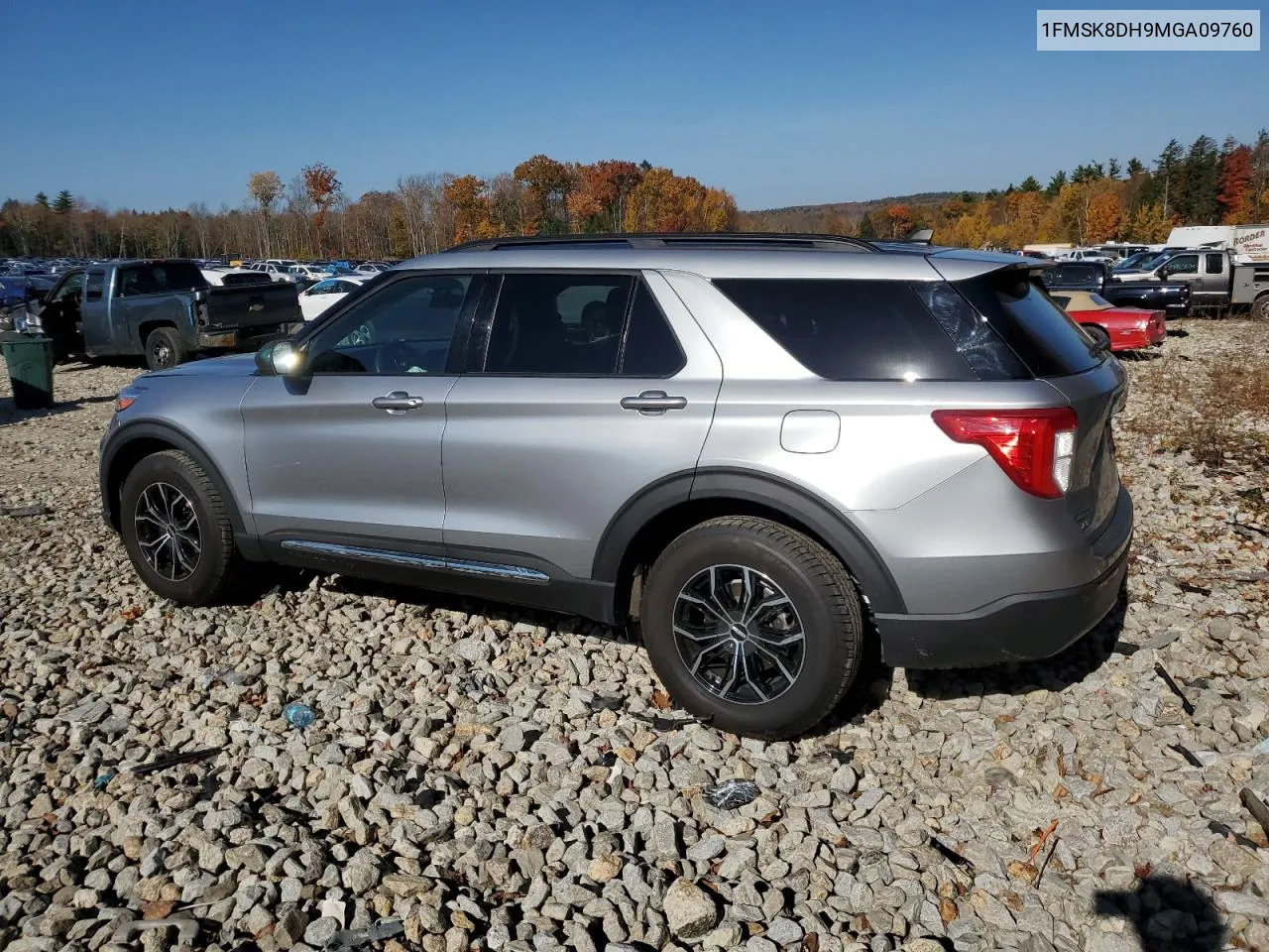 2021 Ford Explorer Xlt VIN: 1FMSK8DH9MGA09760 Lot: 76983014