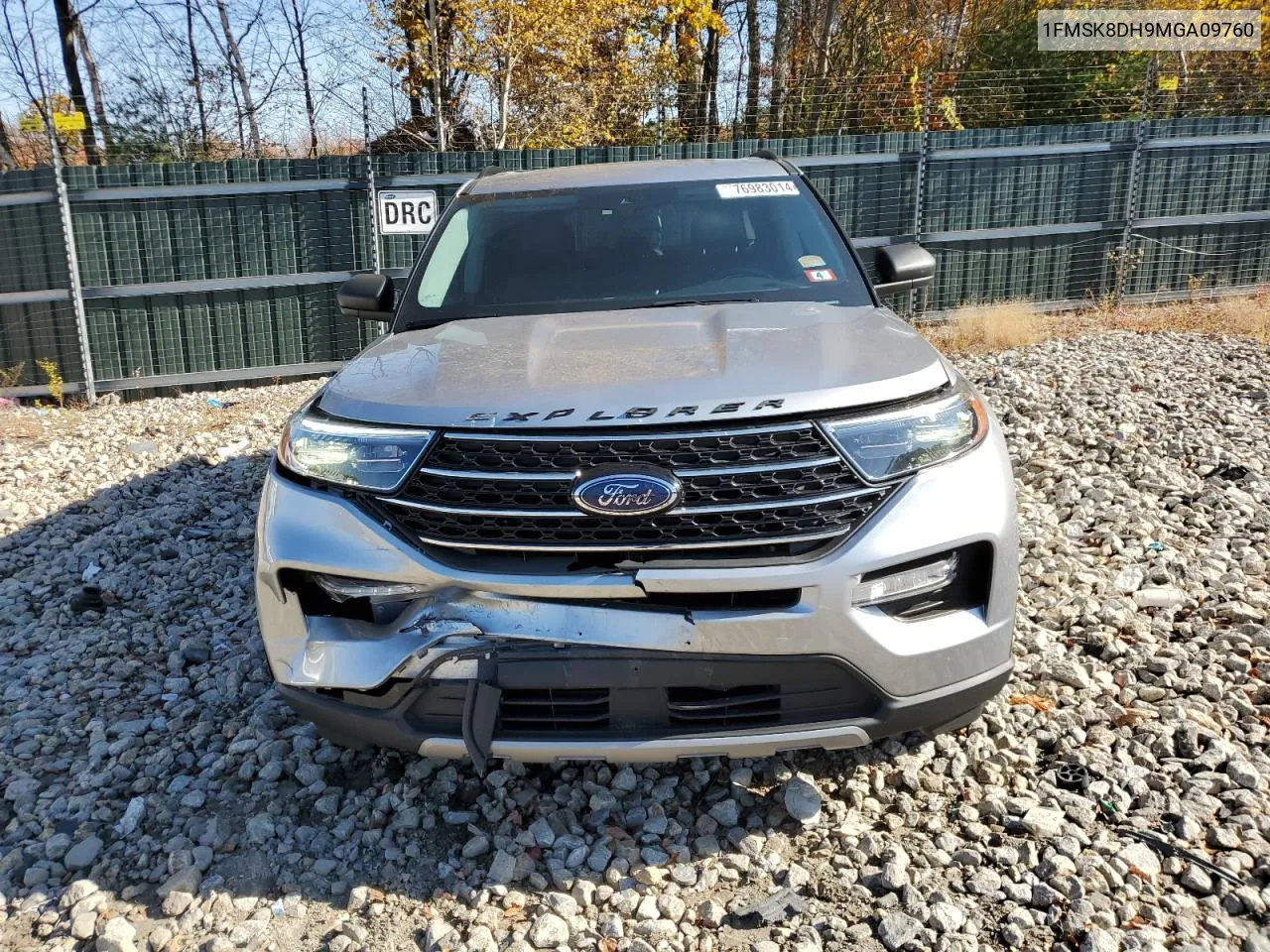 2021 Ford Explorer Xlt VIN: 1FMSK8DH9MGA09760 Lot: 76983014