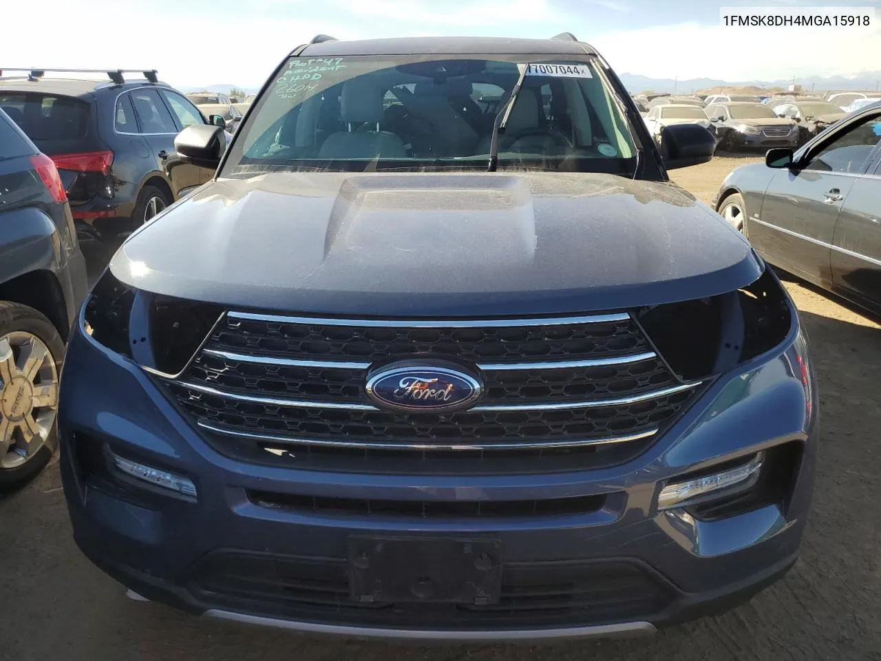 2021 Ford Explorer Xlt VIN: 1FMSK8DH4MGA15918 Lot: 77007044