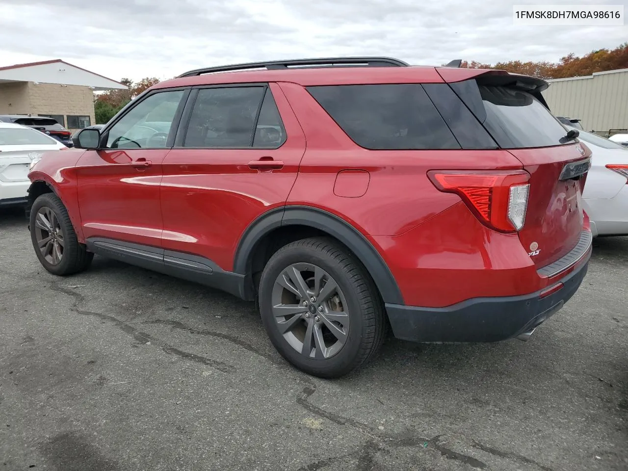 2021 Ford Explorer Xlt VIN: 1FMSK8DH7MGA98616 Lot: 77310334