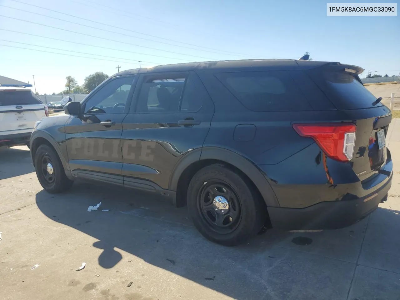 2021 Ford Explorer Police Interceptor VIN: 1FM5K8AC6MGC33090 Lot: 77366694