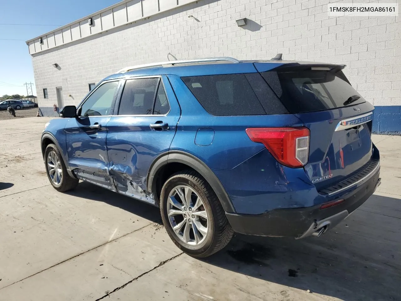 2021 Ford Explorer Limited VIN: 1FMSK8FH2MGA86161 Lot: 77418894