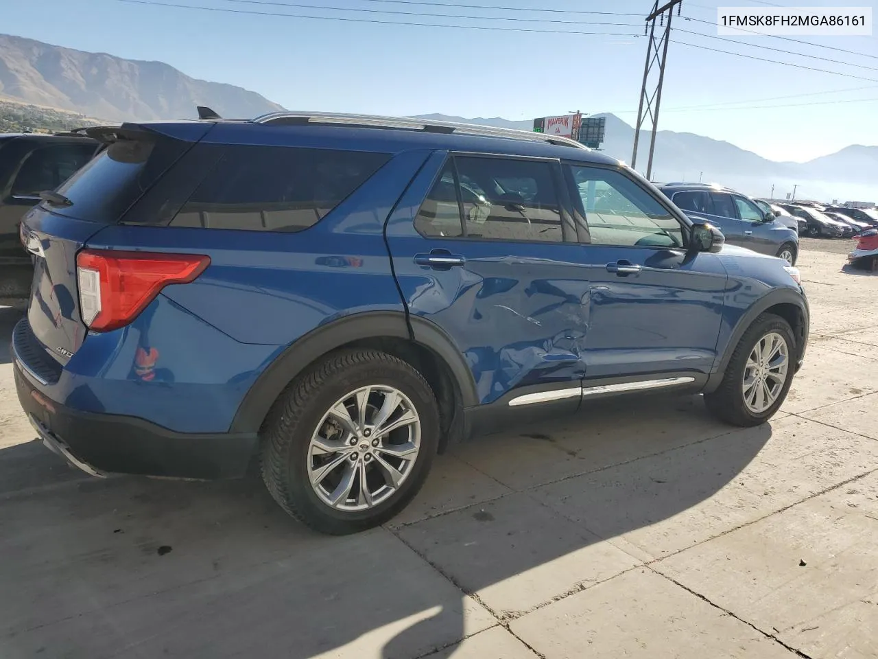 2021 Ford Explorer Limited VIN: 1FMSK8FH2MGA86161 Lot: 77418894