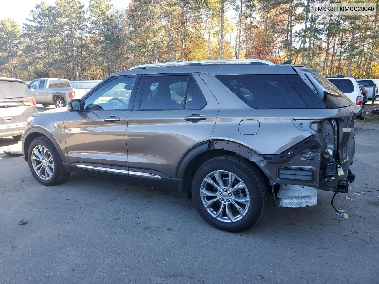 2021 Ford Explorer Limited VIN: 1FMSK8FH0MGC28040 Lot: 77427024