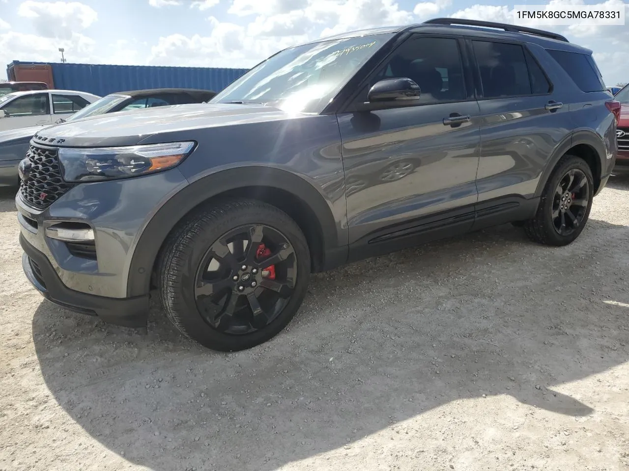 2021 Ford Explorer St VIN: 1FM5K8GC5MGA78331 Lot: 77935004