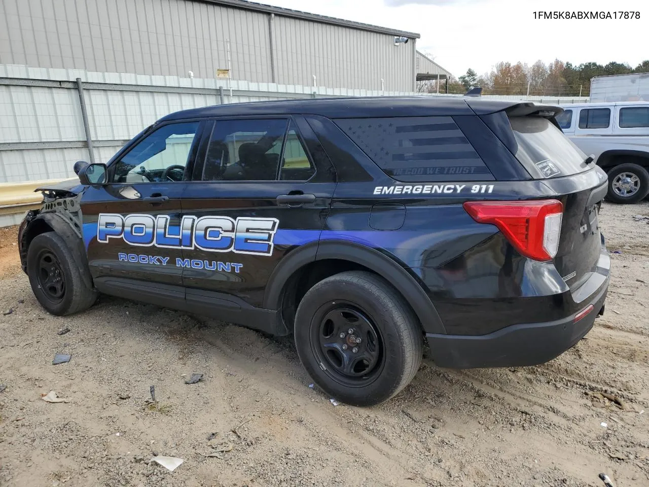 2021 Ford Explorer Police Interceptor VIN: 1FM5K8ABXMGA17878 Lot: 77990014