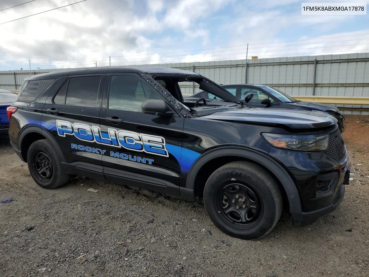 2021 Ford Explorer Police Interceptor VIN: 1FM5K8ABXMGA17878 Lot: 77990014