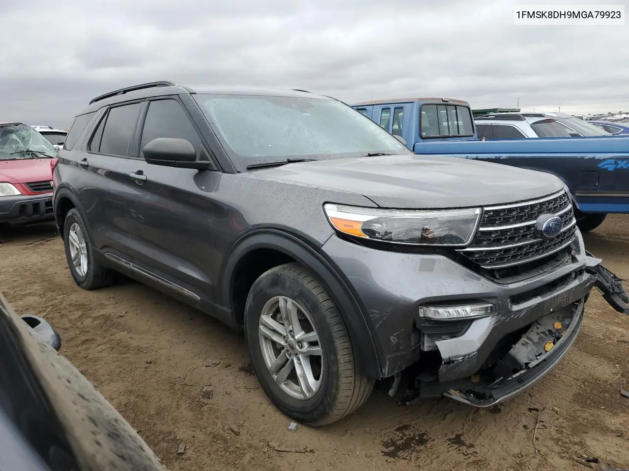 2021 Ford Explorer Xlt VIN: 1FMSK8DH9MGA79923 Lot: 78453064