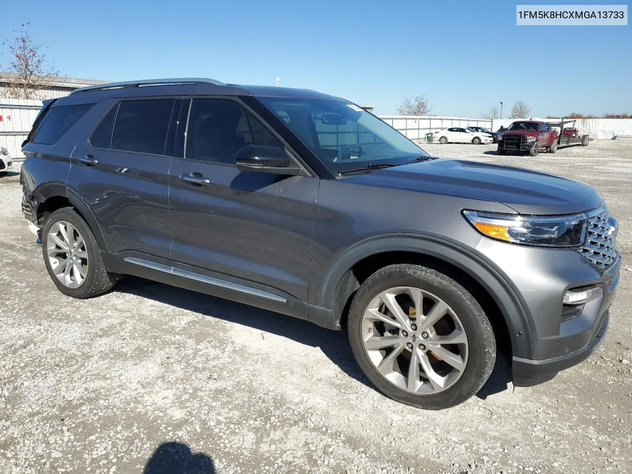 2021 Ford Explorer Platinum VIN: 1FM5K8HCXMGA13733 Lot: 78676244