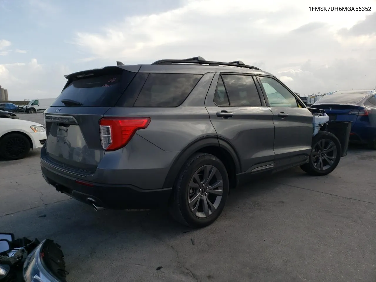 2021 Ford Explorer Xlt VIN: 1FMSK7DH6MGA56352 Lot: 78759754