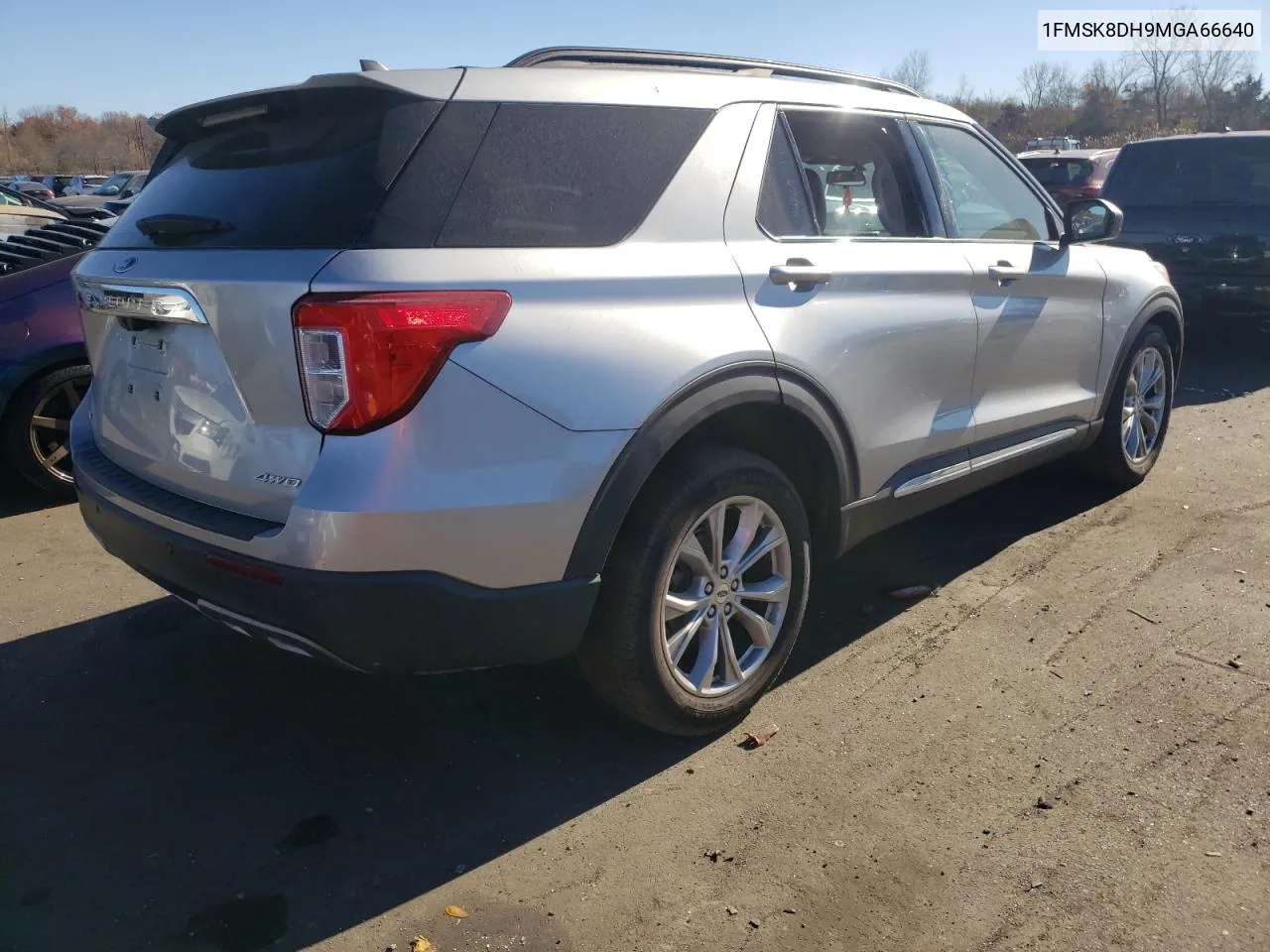 2021 Ford Explorer Xlt VIN: 1FMSK8DH9MGA66640 Lot: 78781324