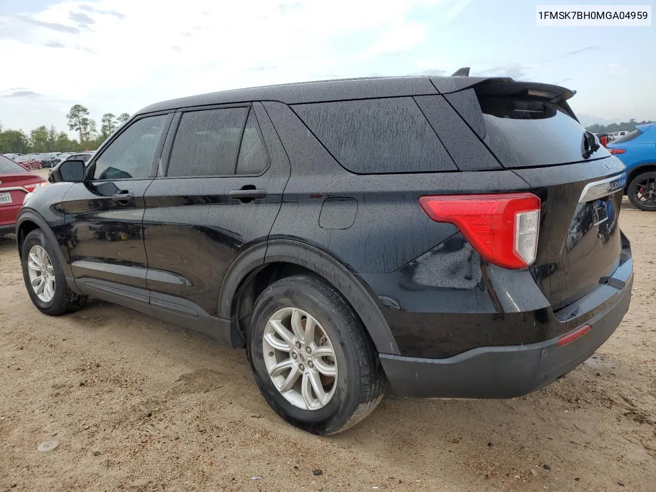 2021 Ford Explorer VIN: 1FMSK7BH0MGA04959 Lot: 78888754