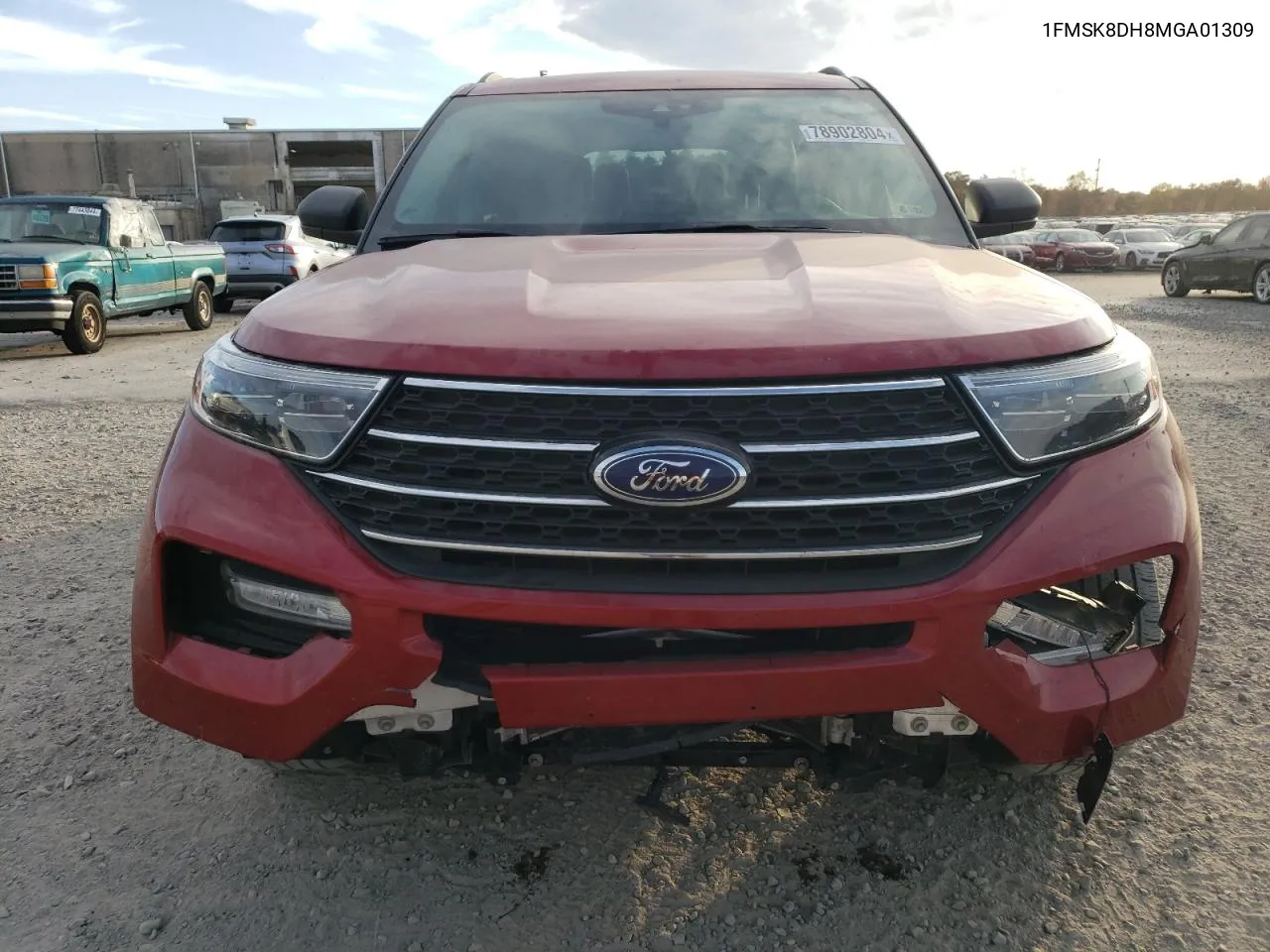 2021 Ford Explorer Xlt VIN: 1FMSK8DH8MGA01309 Lot: 78902804