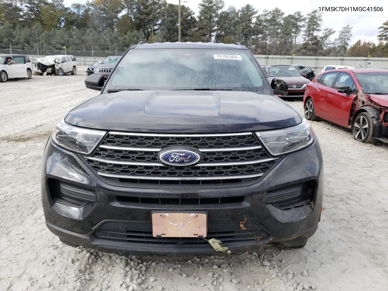 2021 Ford Explorer Xlt VIN: 1FMSK7DH1MGC41506 Lot: 79192564