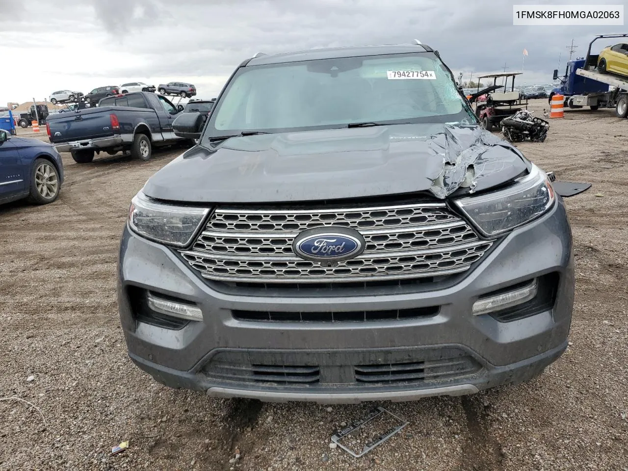 2021 Ford Explorer Limited VIN: 1FMSK8FH0MGA02063 Lot: 79427754