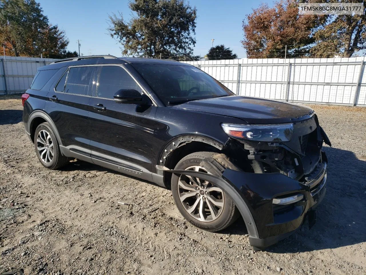 2021 Ford Explorer St VIN: 1FM5K8GC8MGA31777 Lot: 79716544