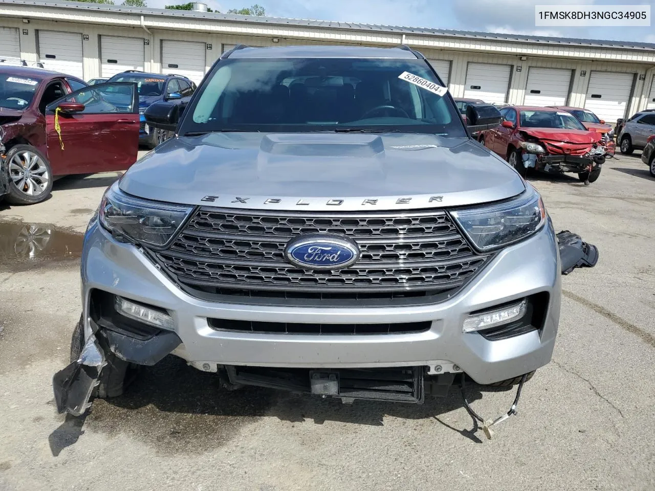 1FMSK8DH3NGC34905 2022 Ford Explorer Xlt