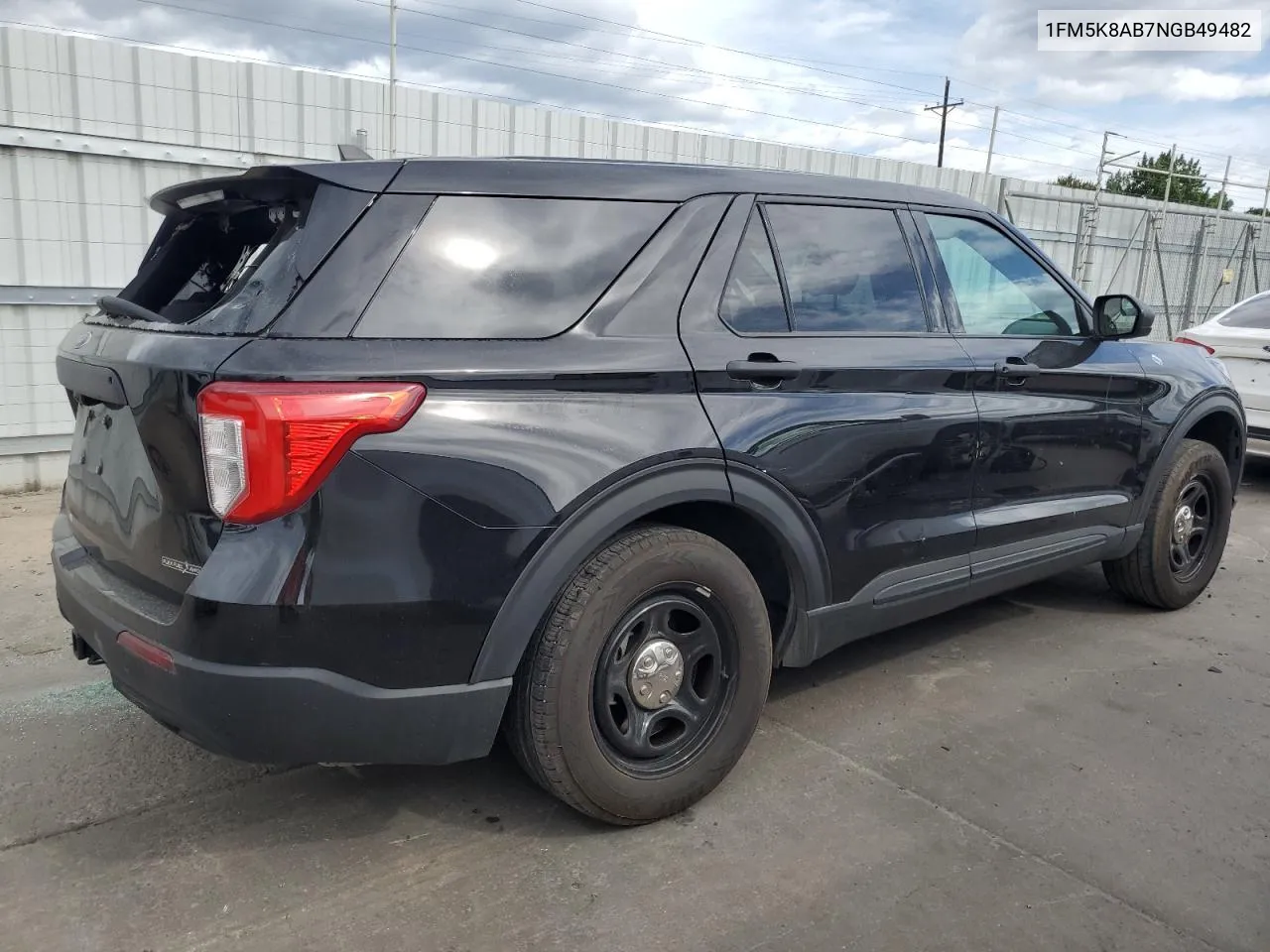 1FM5K8AB7NGB49482 2022 Ford Explorer Police Interceptor