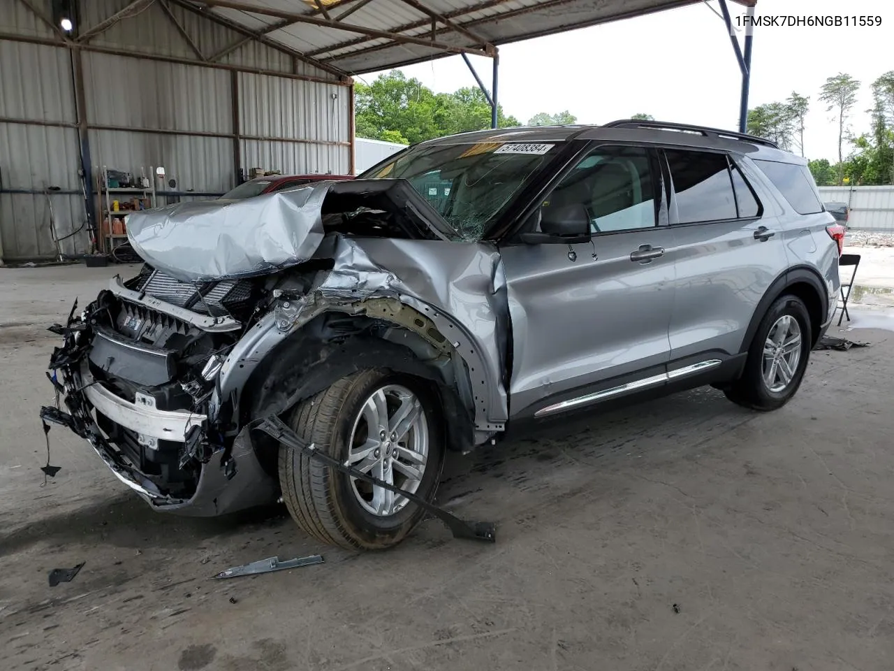 2022 Ford Explorer Xlt VIN: 1FMSK7DH6NGB11559 Lot: 57408384