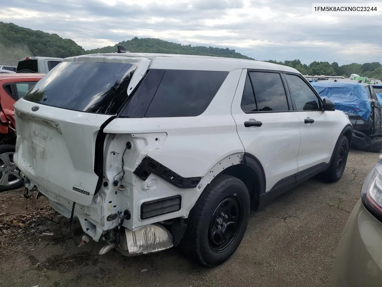 1FM5K8ACXNGC23244 2022 Ford Explorer Police Interceptor