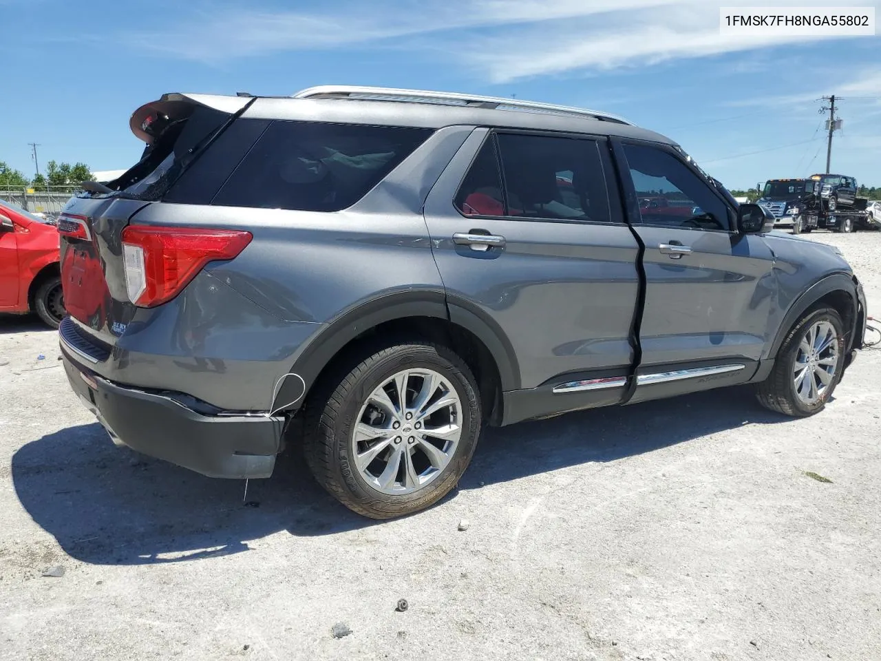 2022 Ford Explorer Limited VIN: 1FMSK7FH8NGA55802 Lot: 60537594