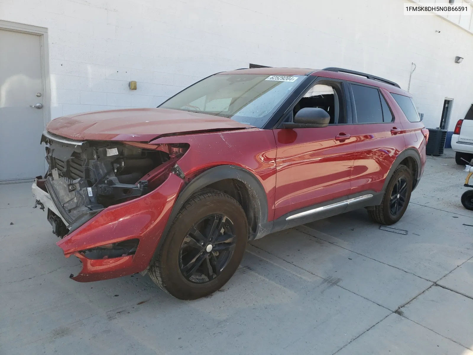 2022 Ford Explorer Xlt VIN: 1FMSK8DH5NGB66591 Lot: 62529204